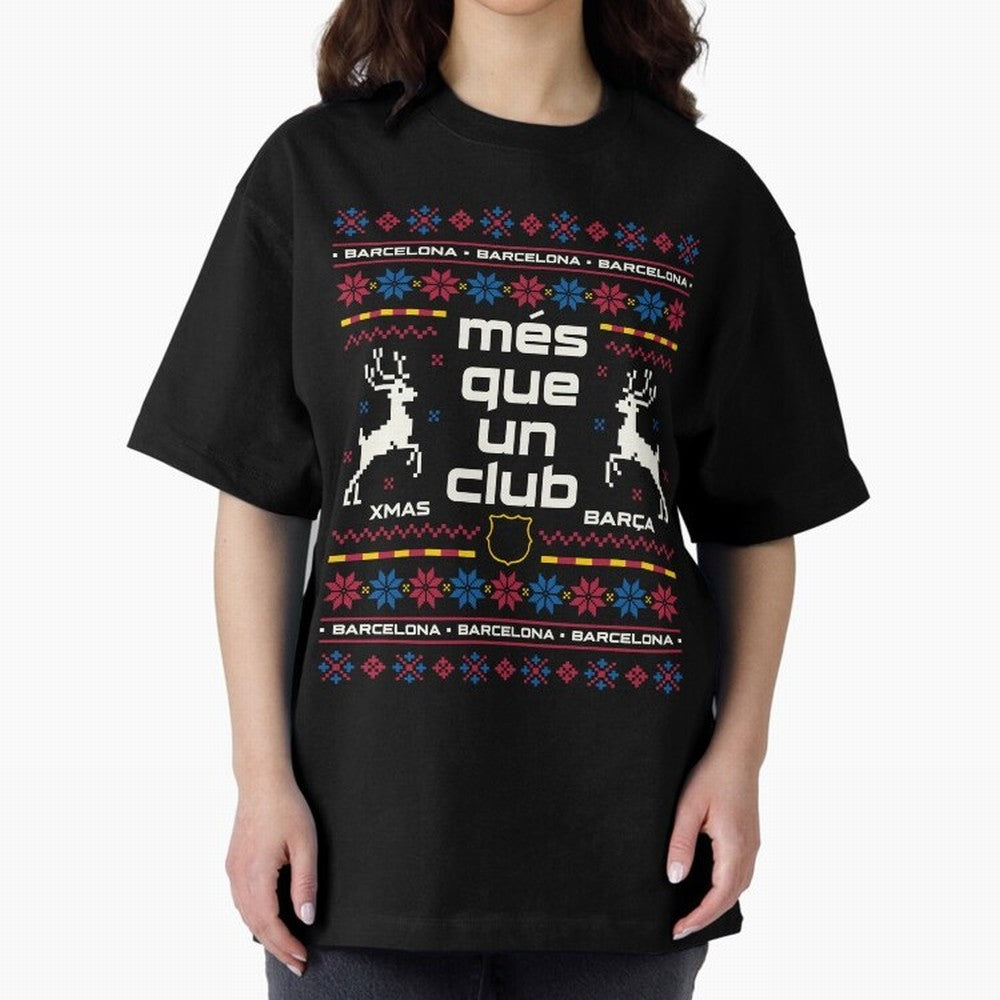 FC Barcelona Christmas Classic T-Shirt Bring Match Day Fire to Match Day Hype around FIFA World Cup 2026 Group Stage, Cristiano Ronaldo, Haaland and CR7, Portugal, Soccer Culture, Superstar Moments, National Team Dreams and Competitive Fire; Made