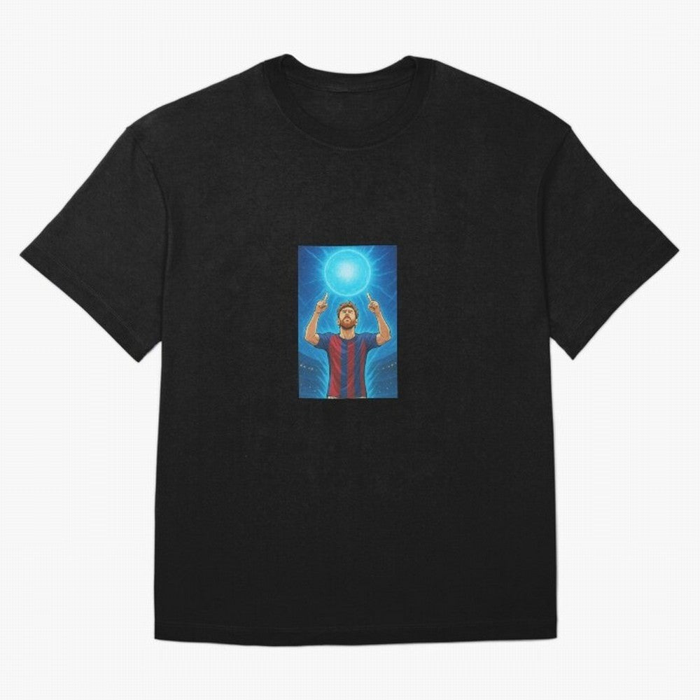 Barcelona Genkidama God Oversized T-Shirt Bring Bold Fan Energy to the FIFA World Cup 2026 USA Canada Mexico Journey through Messi, CR7 and Mbappe Highlights, France Pride, Classic Soccer Heritage, Championship Pressure, Fan Loyalty and