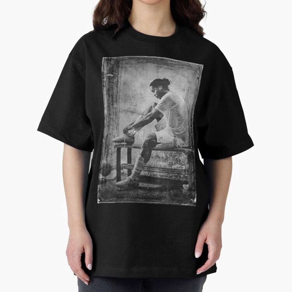 Ronaldinho Vintage Classic T-Shirt Fuel Your Fan Pride for FIFA World Cup 2026 Group Stage for Fans of Messi, Neymar and Mbappe and Netherlands, Bringing Match Day Excitement, Supporter Culture, Golden Goals and Global Football Passion; Great for