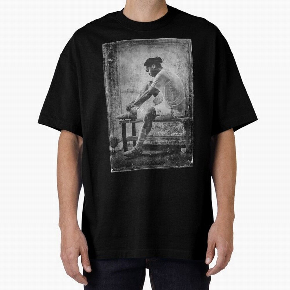 Ronaldinho Vintage Classic T-Shirt Fuel Your Fan Pride for FIFA World Cup 2026 Group Stage for Fans of Messi, Neymar and Mbappe and Netherlands, Bringing Match Day Excitement, Supporter Culture, Golden Goals and Global Football Passion; Great for