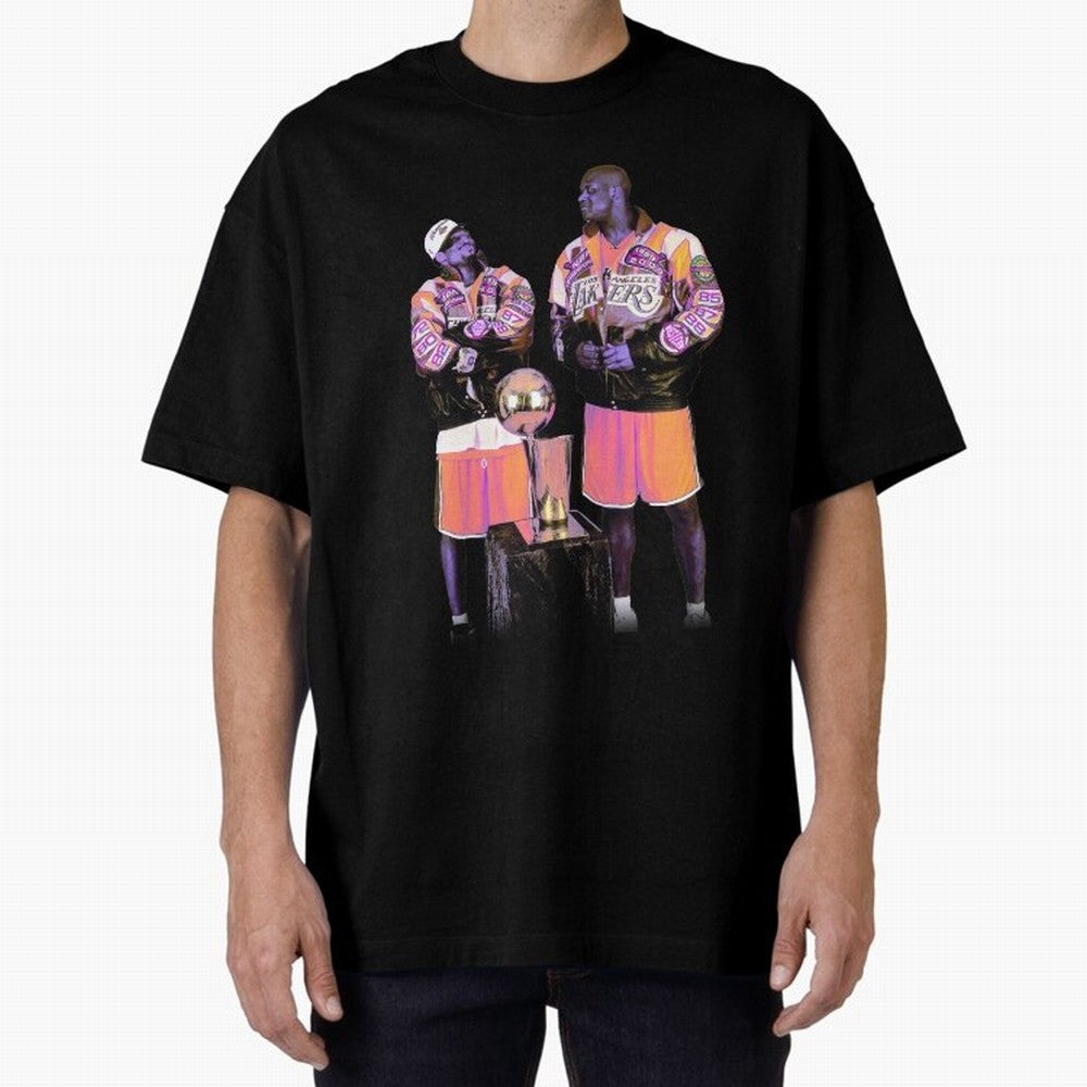 kobe Shaq Oversized T-Shirt Oversized T-Shirt Enjoy the Biggest Football Party of FIFA World Cup 2026 for Fans of Mbappe and Argentina, France and Brazil, Bringing Soccer Culture, Superstar Moments, National Team Dreams and Competitive Fire;