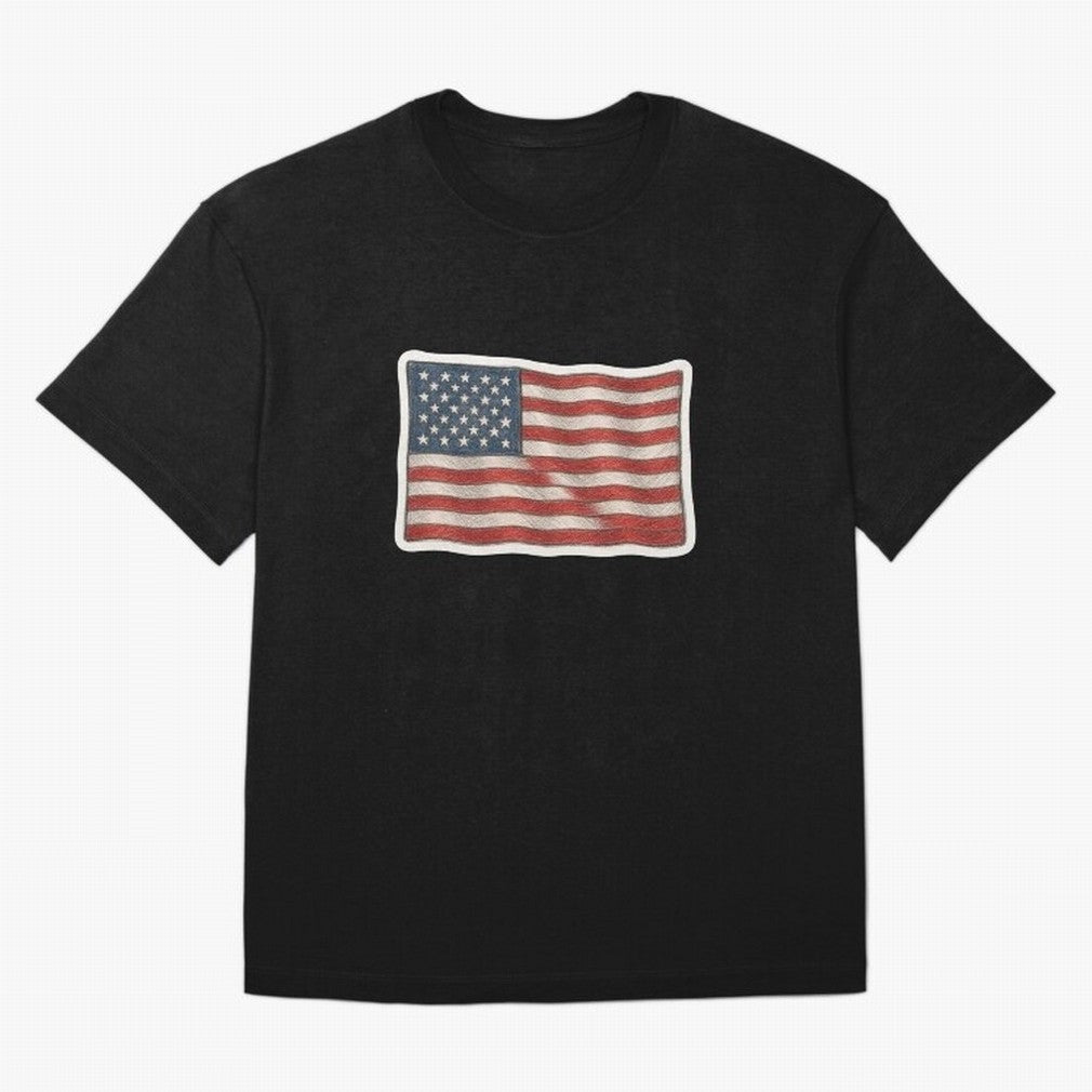 United States Flag USA Patriotic Stars and Stripes Art Classic T-Shirt Back the Journey through FIFA World Cup 2026 Celebrating Cristiano Ronaldo, Argentina and Brazil Energy, Goal Celebration Energy, Supporter Heritage, Football Icons and