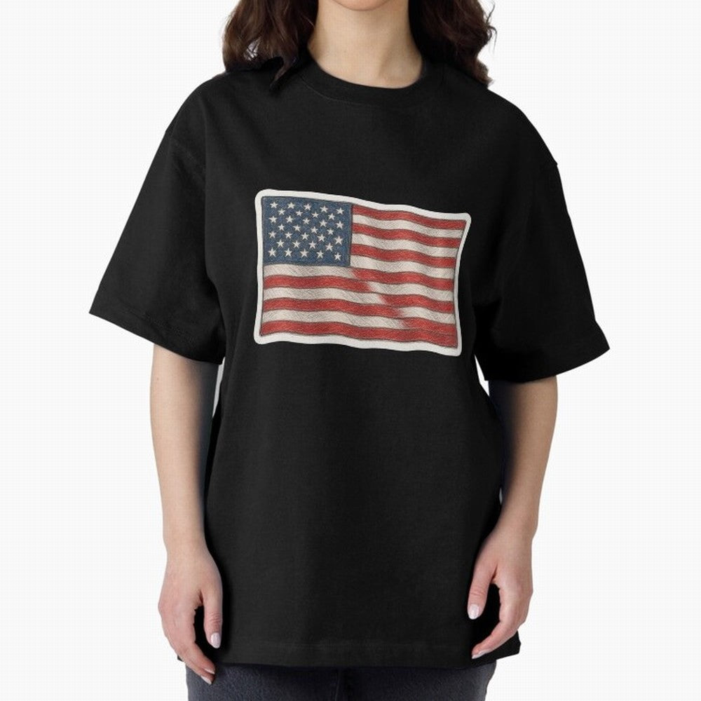 United States Flag USA Patriotic Stars and Stripes Art Classic T-Shirt Back the Journey through FIFA World Cup 2026 Celebrating Cristiano Ronaldo, Argentina and Brazil Energy, Goal Celebration Energy, Supporter Heritage, Football Icons and