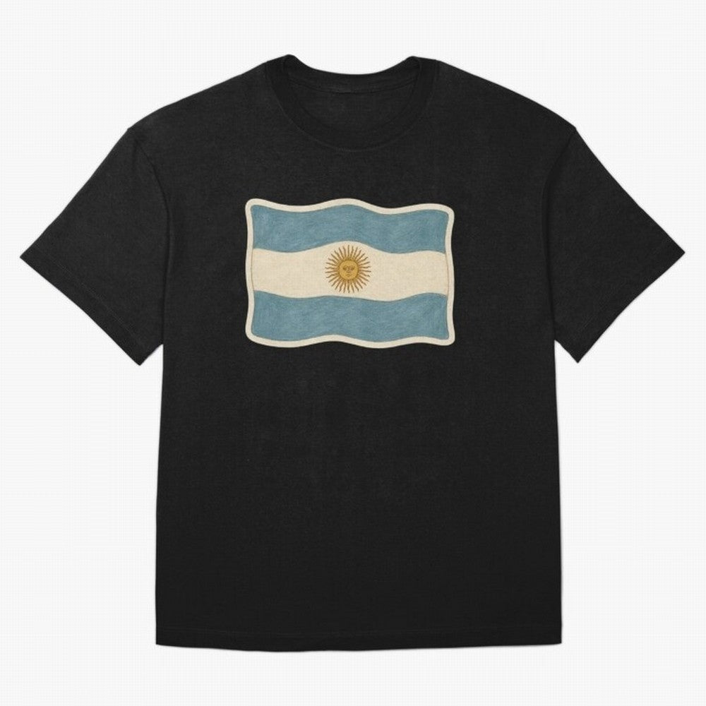 Argentina Flag Classic Sun of May National Design Classic T-Shirt Represent the Passion of FIFA World Cup 2026 Centered on Cristiano Ronaldo, England and Germany Energy, Champion Mindset, Group Stage Buzz, Knockout Tension and Passionate Fan