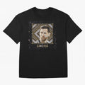 GOAT Emojified ¨C Messi-Inspired Visual Tribute | Legendary Football Grid Art | Iconic Symbolism in Emoji Form Oversized T-Shirt Celebrate Supporters United by Global Football Passion for FIFA World Cup 2026 Group Stage, Featuring Cristiano