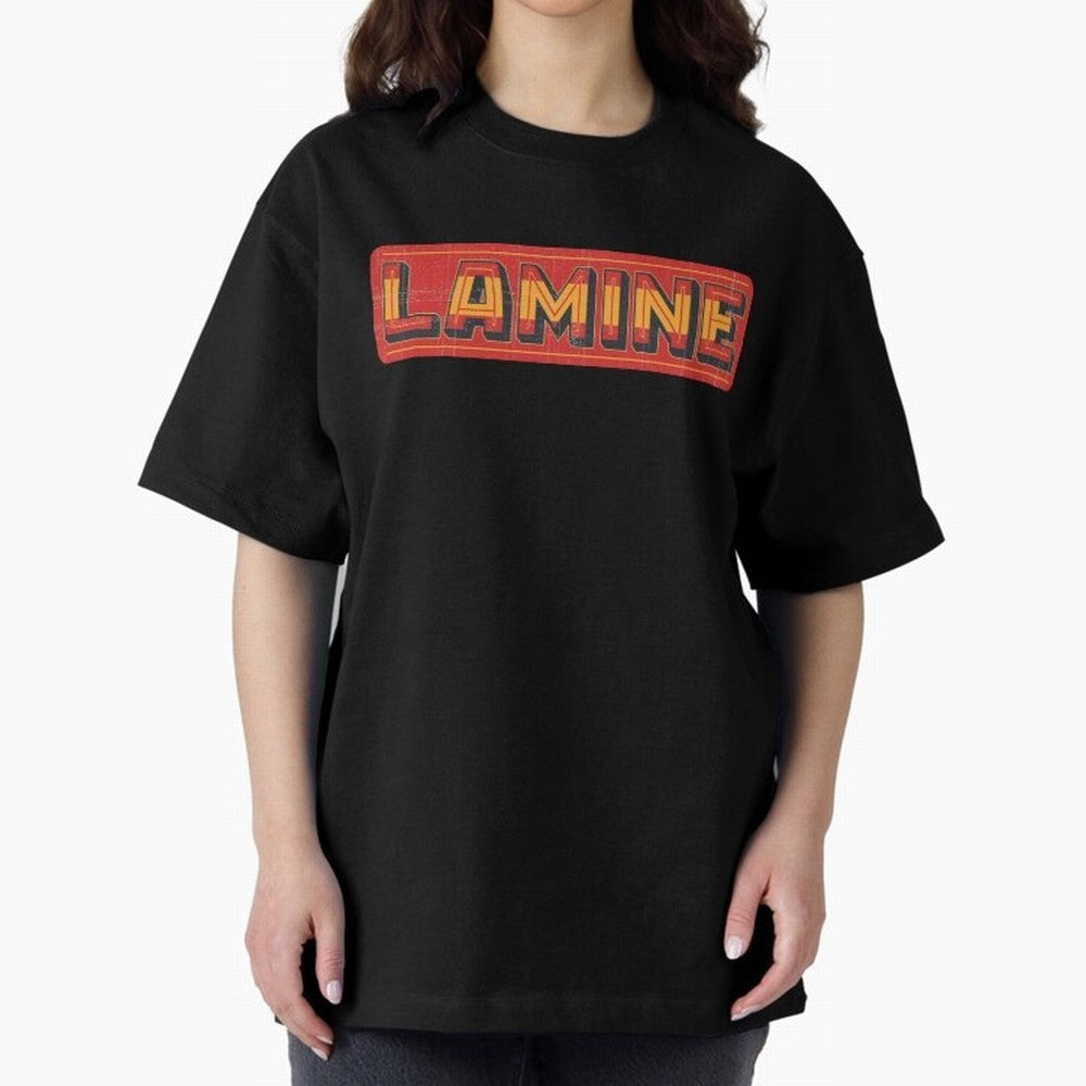 Lamine Football Oversized T-Shirt Bring Global Football Passion for FIFA World Cup 2026 Group Stage, Capturing Messi and Cristiano Ronaldo, Portugal, Spain and Germany, Supporter Pride, Iconic Celebrations, Legendary Names and Global Match Day