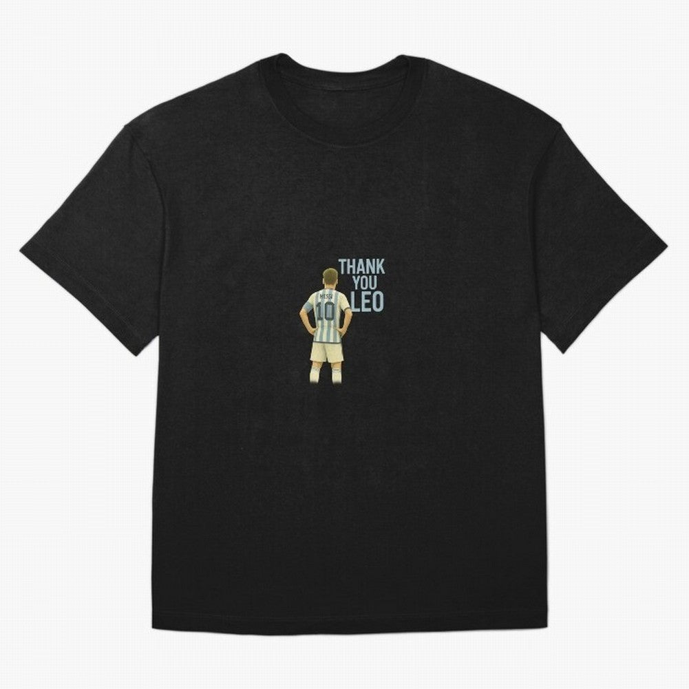 Thank You Leo ¨C Messi Farewell Tribute Essential T-Shirt Show Support during Global Football Passion for FIFA World Cup 2026 Group Stage, Driven by Messi, Neymar and Mbappe, Spain, Global Supporter Spirit, Legendary Goals, National Colors and