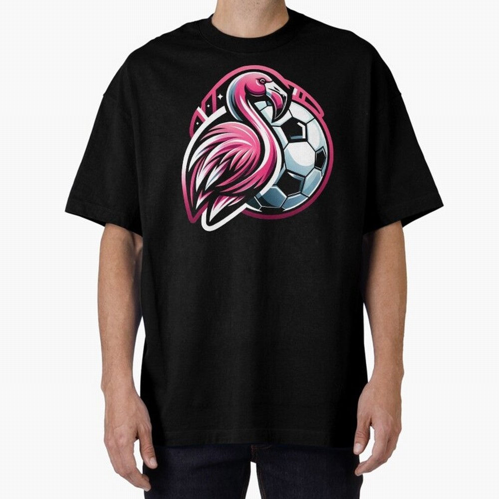 Flamingo & Soccer Fusion Classic T-Shirt Celebrate FIFA World Cup 2026 Group Stage for Fans of Messi and Cristiano Ronaldo and Argentina, France and Brazil, Bringing Global Supporter Spirit, Legendary Goals, National Colors and Tournament
