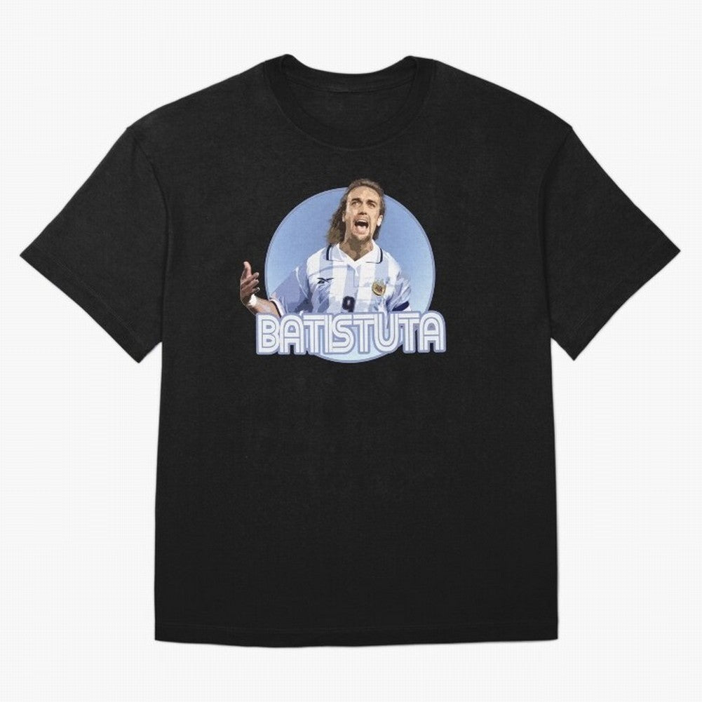 Batistuta - Classic T Shirt Classic T-Shirt Relive Legendary Nights from FIFA World Cup 2026 Group Stage Filled with Messi, CR7 and Mbappe, Netherlands Energy, Championship Spirit, Famous Goals, Roaring Crowds and International Football Unity;