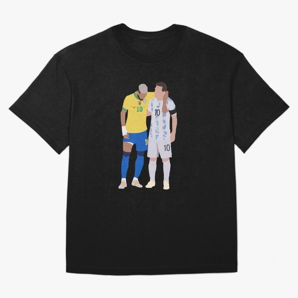 Messi and Neymar Copa America Friends Classic T-Shirt Make Your Look Match the FIFA World Cup 2026 USA Canada Mexico Journey through Messi Highlights, Portugal, Spain and Germany Pride, Football Festival Excitement, Trophy Ambitions, Country
