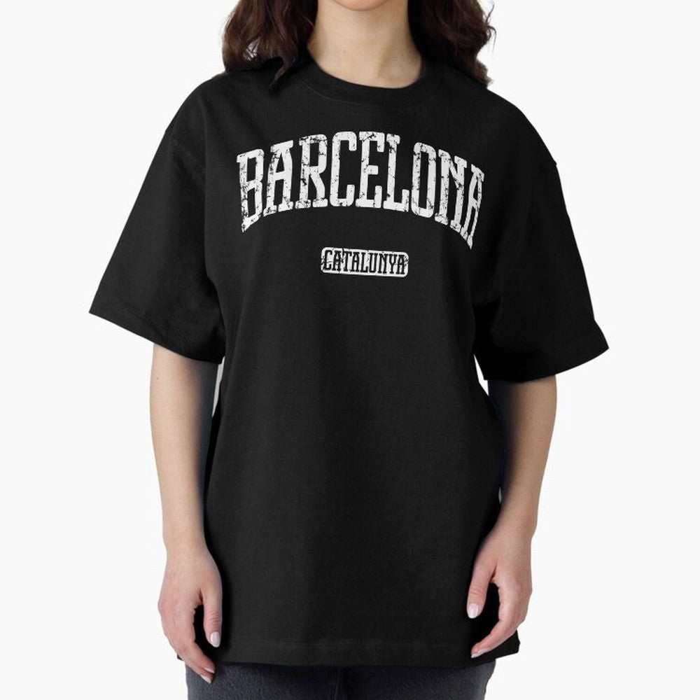 Barcelona (White Print) Essential T-Shirt Bring International Match Energy to FIFA World Cup 2026 Celebrating Mbappe, Brazil, Portugal and Argentina Energy, Match Day Excitement, Supporter Culture, Golden Goals and Global Football Passion; Great