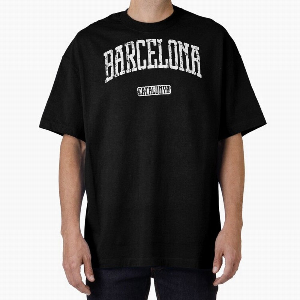 Barcelona (White Print) Essential T-Shirt Bring International Match Energy to FIFA World Cup 2026 Celebrating Mbappe, Brazil, Portugal and Argentina Energy, Match Day Excitement, Supporter Culture, Golden Goals and Global Football Passion; Great