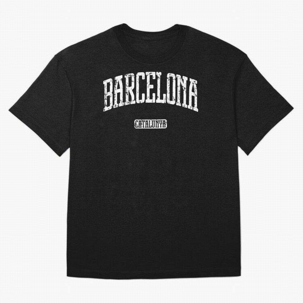Barcelona (White Print) Essential T-Shirt Bring International Match Energy to FIFA World Cup 2026 Celebrating Mbappe, Brazil, Portugal and Argentina Energy, Match Day Excitement, Supporter Culture, Golden Goals and Global Football Passion; Great