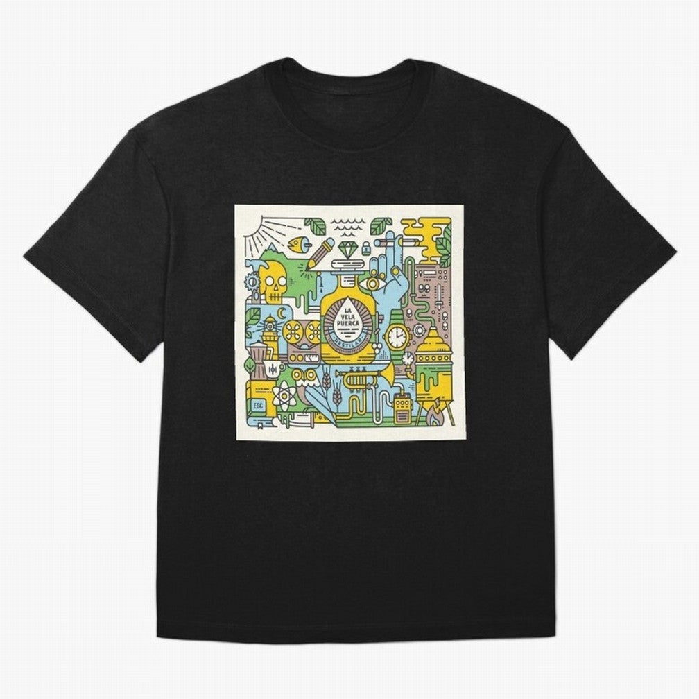 LA VELA PUERCA ROCK Oversized T-Shirt Fuel FIFA World Cup 2026 Group Stage Celebrating Cristiano Ronaldo, Haaland and CR7, Argentina Energy, Championship Spirit, Famous Goals, Roaring Crowds and International Football Unity; Made for Collectors Who