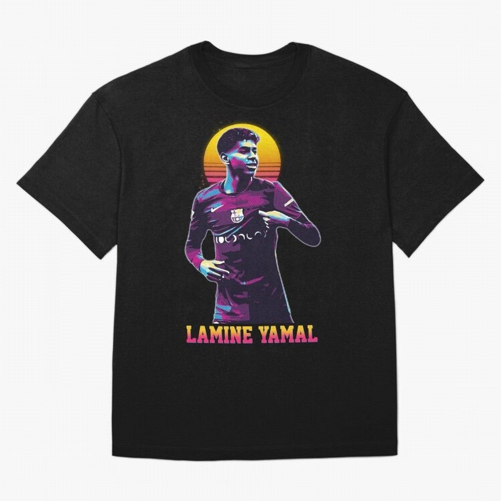 LAMINE YAMAL Oversized T-Shirt Bring Trophy Dreams to Global Football Passion for FIFA World Cup 2026 Group Stage, Driven by Messi, Germany, Stadium Chants, National Pride, Trophy Dreams and Unforgettable Football Memories; Made for Die Hard