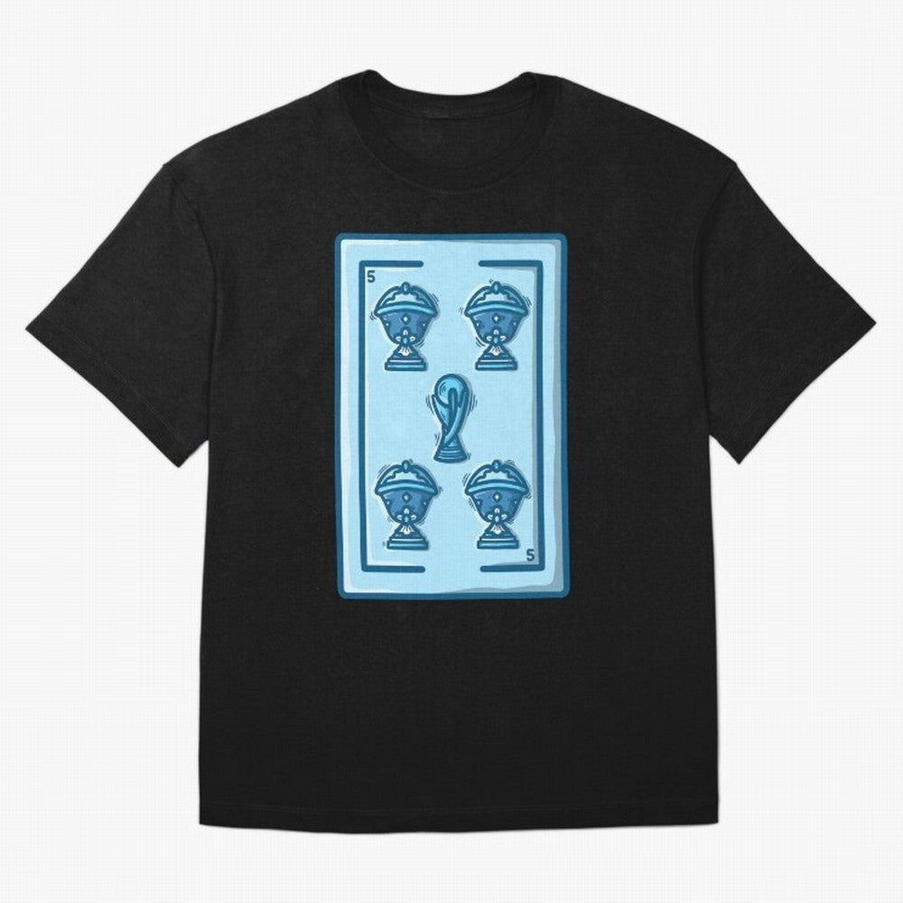 5 de copas - Argentina Classic T-Shirt Turn Every Weekend Toward FIFA World Cup 2026 USA Canada Mexico Spirit, with Germany, Haaland and Mbappe, Worldwide Fan Energy, Dramatic Goals, Stadium Lights and Championship Celebrations; Created for Match