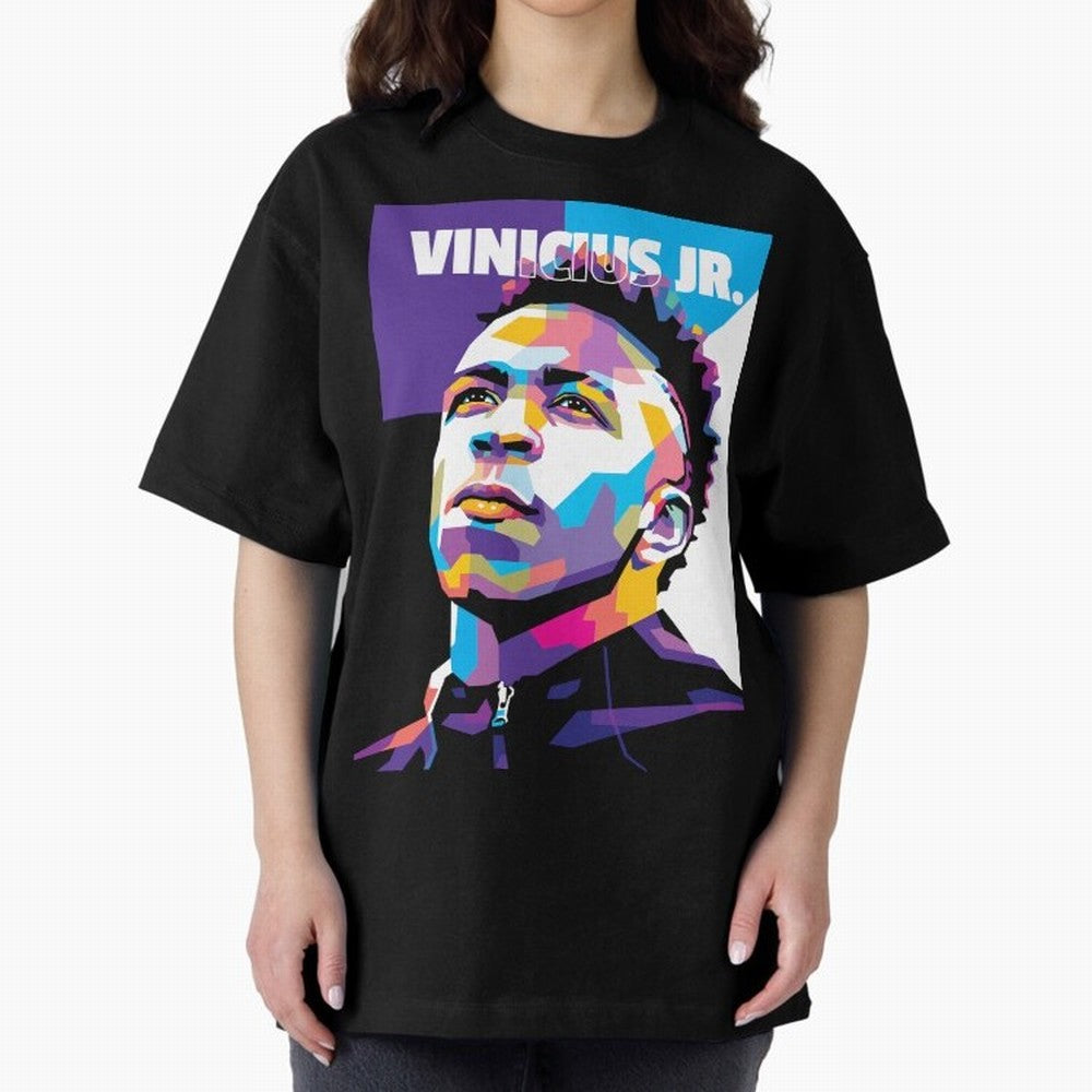 Vinicius Jr. in WPAP Style Essential T-Shirt Feel International Energy from Match Day Hype around FIFA World Cup 2026 USA Canada Mexico, CR7, England, Stadium Memories, Football Loyalty, International Chants and Championship Tradition; Great for