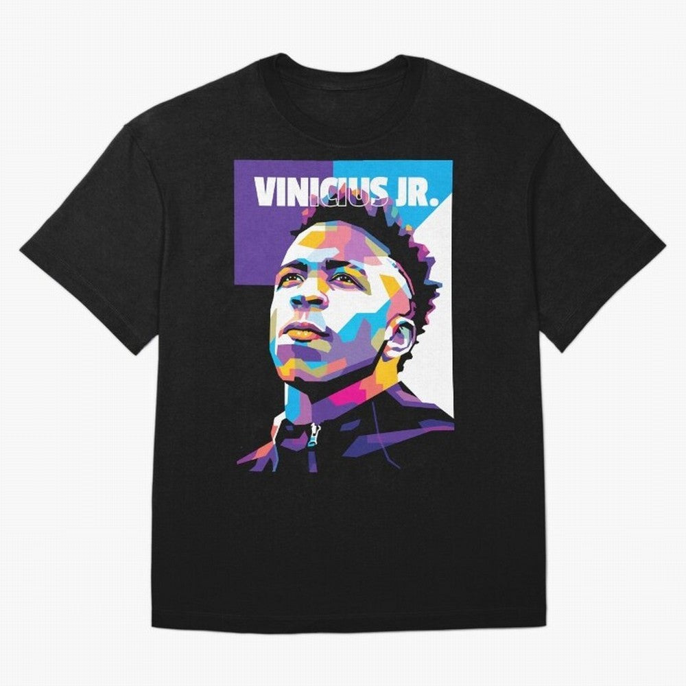 Vinicius Jr. in WPAP Style Essential T-Shirt Feel International Energy from Match Day Hype around FIFA World Cup 2026 USA Canada Mexico, CR7, England, Stadium Memories, Football Loyalty, International Chants and Championship Tradition; Great for
