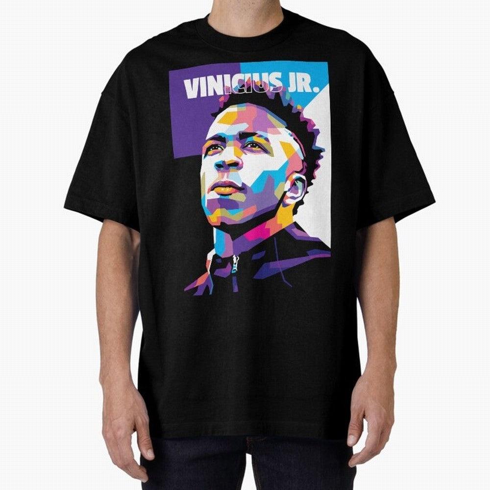 Vinicius Jr. in WPAP Style Essential T-Shirt Feel International Energy from Match Day Hype around FIFA World Cup 2026 USA Canada Mexico, CR7, England, Stadium Memories, Football Loyalty, International Chants and Championship Tradition; Great for