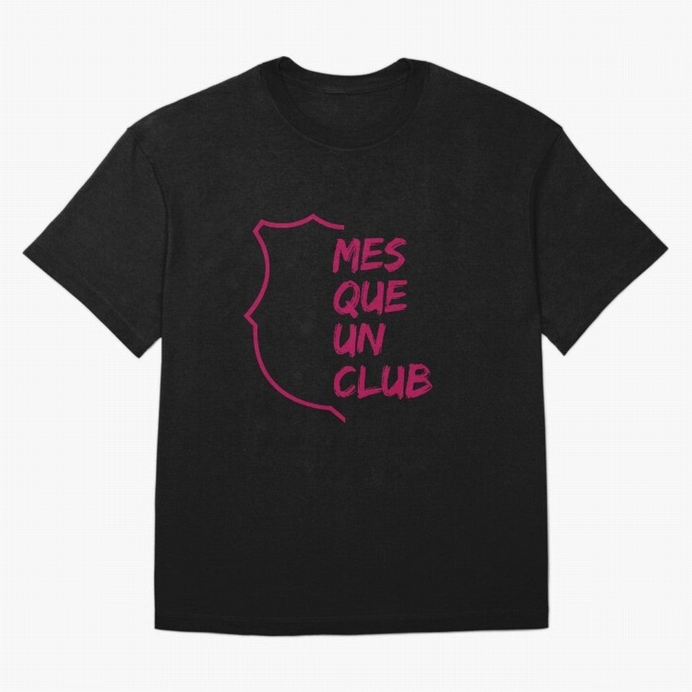 MES QUE UN CLUB Oversized T-Shirt Bring World Football Passion into the FIFA World Cup 2026 Journey through Messi Highlights, France and Portugal Pride, Fan Favorite Moments, National Team Passion, Big Match Drama and Soccer History; Created for