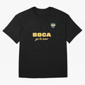 BOCA JUNIORS I LOVE YOU Fitted V-Neck T-Shirt Fuel Your Fan Pride for FIFA World Cup 2026 Spirit, Featuring Portugal, Haaland and Mbappe, Supporter Pride, Iconic Celebrations, Legendary Names and Global Match Day Energy; Made for Collectors Who