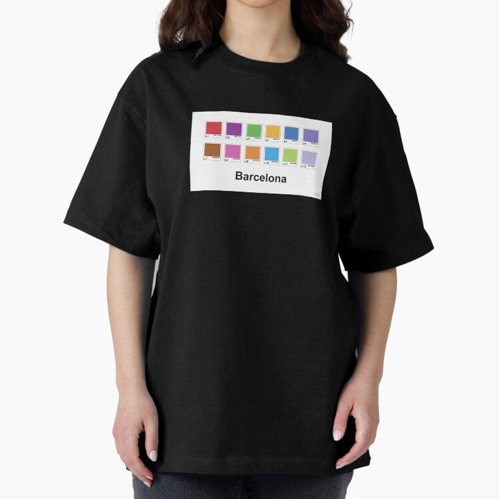 Barcelona Metro Colors Classic T-Shirt Celebrate the Magic of the FIFA World Cup 2026 USA Canada Mexico Journey through Messi Highlights, Portugal Pride, Football Passion, Legendary Performances, Festival Vibes and Supporter Community; Made for Die