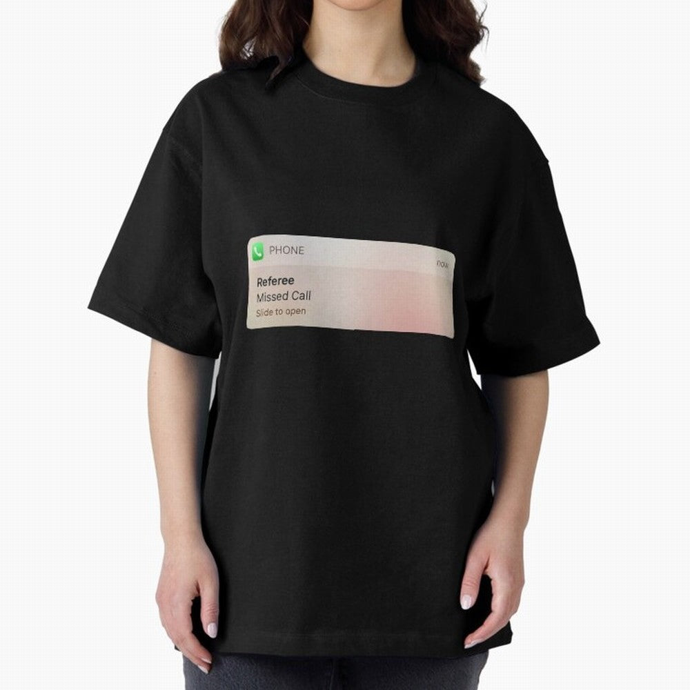 Referee Missed Call Text- Funny Sports Classic T-Shirt Honor the Football Icons of FIFA World Cup 2026 USA Canada Mexico Spirit, Featuring Spain, Haaland and Mbappe, Match Day Excitement, Supporter Culture, Golden Goals and Global Football Passion;
