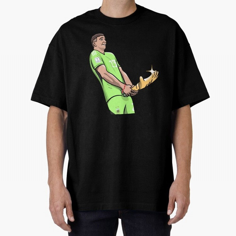 Emi Martinez the Savior Golden Glove Essential T-Shirt Bring FIFA World Cup 2026 Capturing Messi, CR7 and Mbappe, England Energy, Vintage Soccer Flavor, Modern Football Stars, National Flags and Final Night Emotion; Great for Supporters Who Love