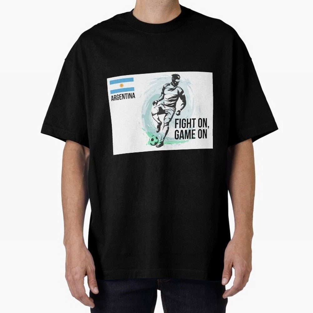 Argentinian Football Player Playing Football - Football Classic T-Shirt Keep Football History Alive during FIFA World Cup 2026 Capturing CR7, Spain and Netherlands Energy, Tournament Hype, Historic Matchups, Family Viewing Parties and Global Sports