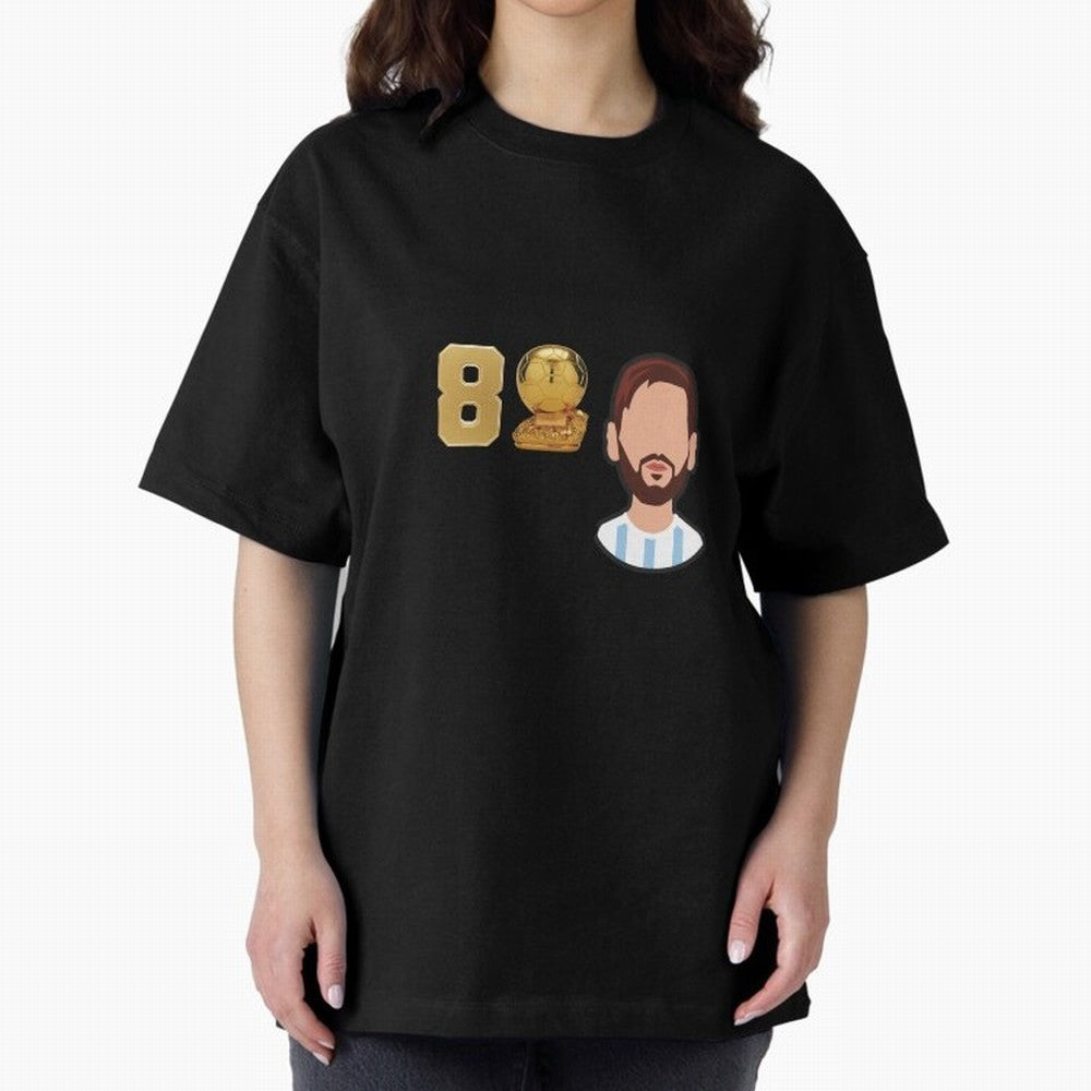 GOAT Legacy: Messi's 8 Ballon d'Or Victories, FCB, Leo Messi Classic T-Shirt Celebrate Rivalries and Pride in FIFA World Cup 2026 Group Stage for Fans of Messi and Cristiano Ronaldo and England, Bringing Global Supporter Spirit, Legendary Goals,
