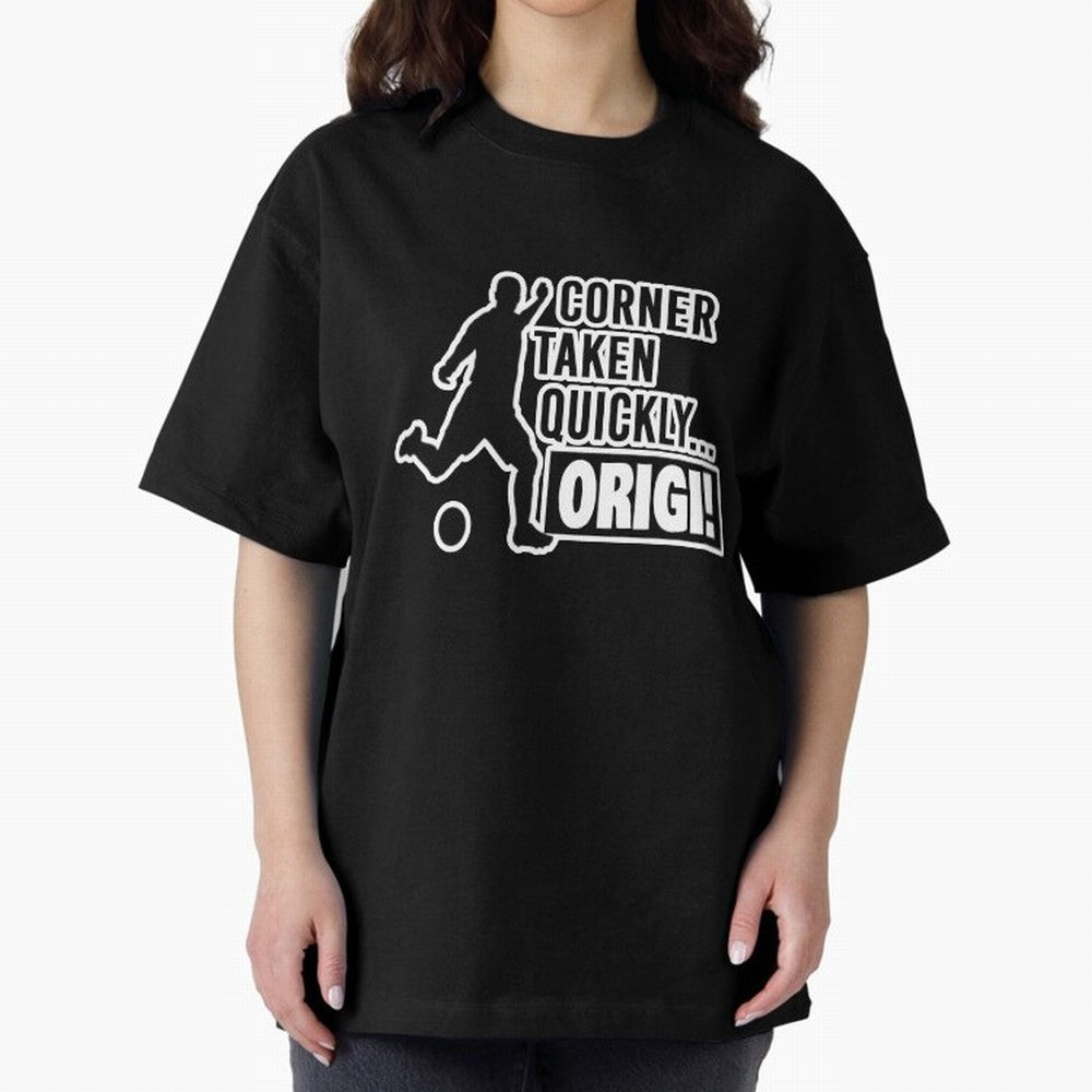 Corner Taken Quickly Origi (Black) Essential T-Shirt Bring a Vintage Feel to FIFA World Cup 2026 USA Canada Mexico Driven by Mbappe and Neymar, Argentina, France and Brazil Energy, Global Supporter Spirit, Legendary Goals, National Colors and