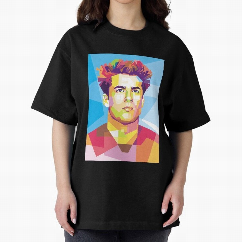 Riqui Puig in Pop Art Portrait Style Classic T-Shirt Celebrate National Team Dreams in Match Day Hype around FIFA World Cup 2026 USA Canada Mexico, Haaland, Argentina and Brazil, Stadium Memories, Football Loyalty, International Chants and