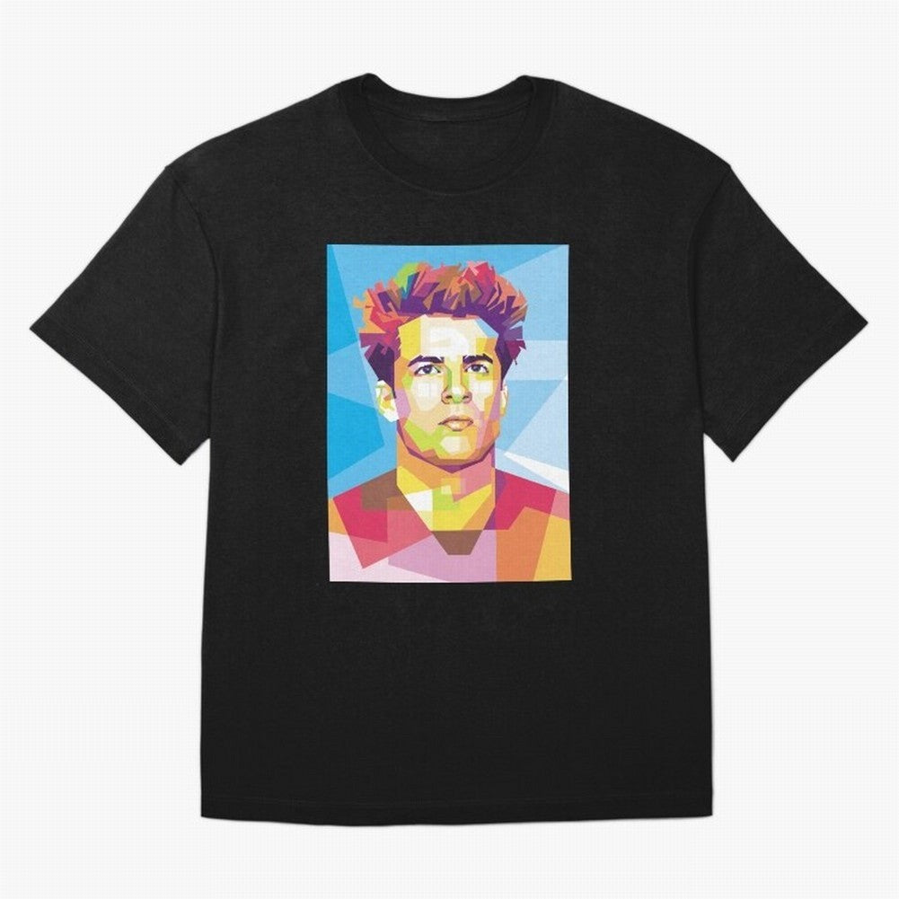 Riqui Puig in Pop Art Portrait Style Classic T-Shirt Celebrate National Team Dreams in Match Day Hype around FIFA World Cup 2026 USA Canada Mexico, Haaland, Argentina and Brazil, Stadium Memories, Football Loyalty, International Chants and