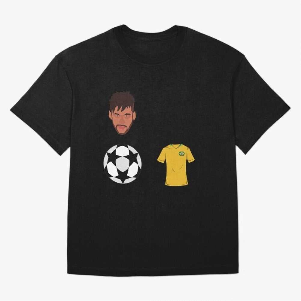 Neymar JR 10 - PSG X Brazil Oversized T-Shirt Relive Legendary Nights from the FIFA World Cup 2026 USA Canada Mexico Journey through Messi Highlights, Brazil Pride, Match Day Excitement, Supporter Culture, Golden Goals and Global Football Passion;