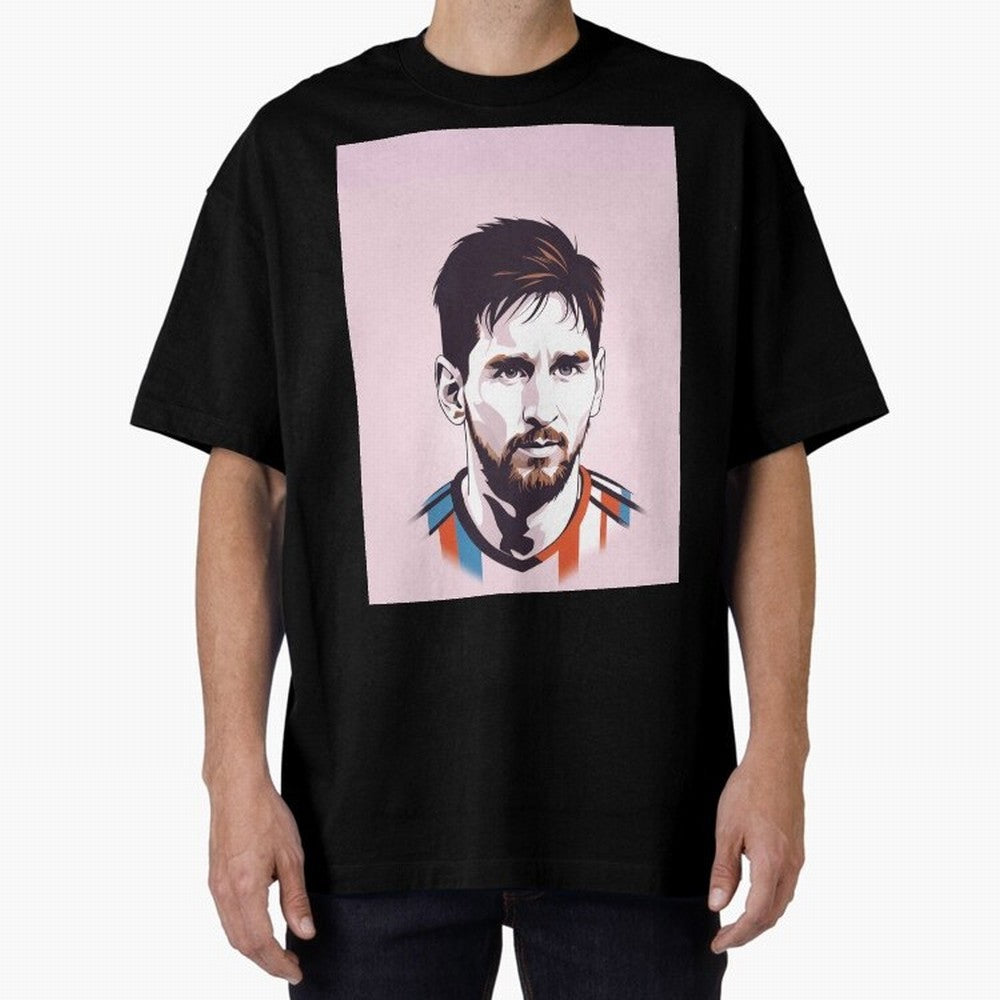 Messi Pop Art Graphic T-Shirt Enjoy the Biggest Football Party of Match Day Hype around FIFA World Cup 2026 USA Canada Mexico, Neymar, Haaland and Cristiano Ronaldo, England, France and Netherlands, Classic Soccer Heritage, Championship Pressure,