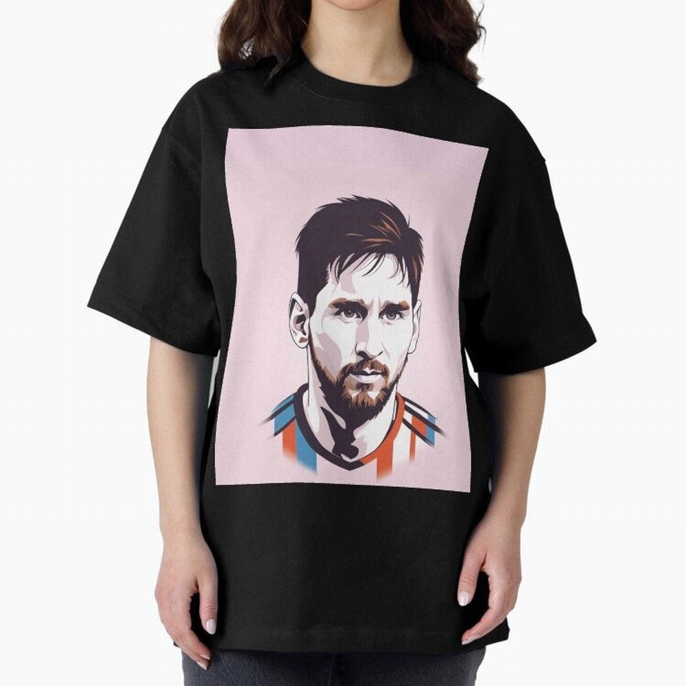 Messi Pop Art Graphic T-Shirt Enjoy the Biggest Football Party of Match Day Hype around FIFA World Cup 2026 USA Canada Mexico, Neymar, Haaland and Cristiano Ronaldo, England, France and Netherlands, Classic Soccer Heritage, Championship Pressure,