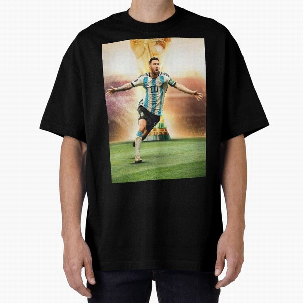 Messi Graphic T-Shirt Experience the Global Stage of Match Day Hype around FIFA World Cup 2026, Cristiano Ronaldo, Portugal, Spain and Germany, Supporter Pride, Iconic Celebrations, Legendary Names and Global Match Day Energy; Built for Supporters