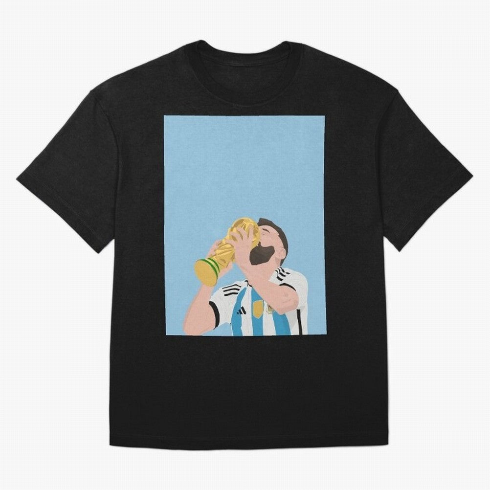 Messi Graphic T-Shirt Honor Champions and Dreams in FIFA World Cup 2026 USA Canada Mexico Connected to Messi and Cristiano Ronaldo, Argentina and Brazil Energy, Championship Spirit, Famous Goals, Roaring Crowds and International Football Unity;