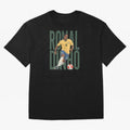 Ronaldinho Gaucho in action Minimalist Graphic Premium T-Shirt Feel International Energy from FIFA World Cup 2026 USA Canada Mexico Spirit, Capturing Argentina and Brazil, Messi, Championship Spirit, Famous Goals, Roaring Crowds and International