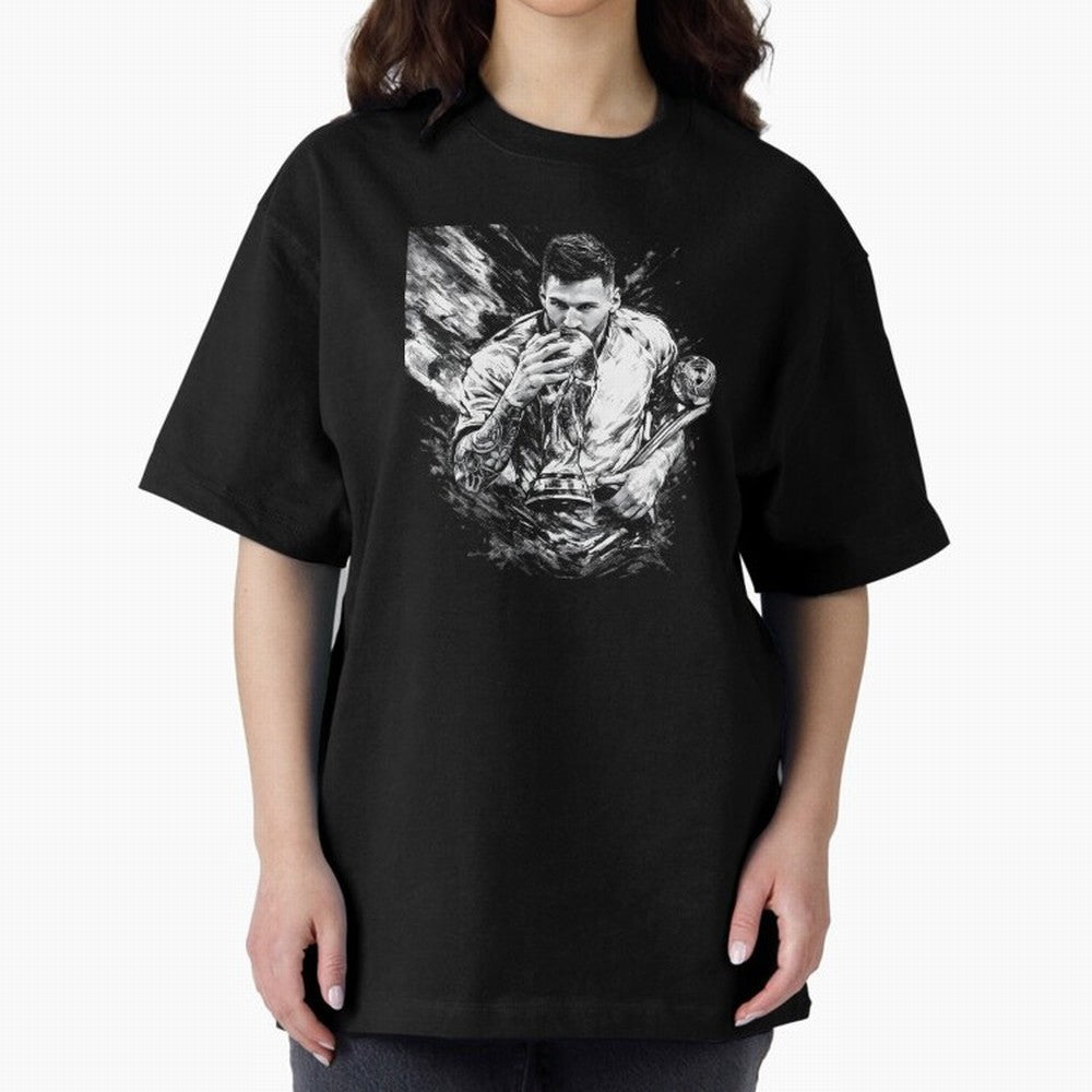 Eternal Glory ¨C Inked Champion Tribute Messi Premium T-Shirt Support the Legends of FIFA World Cup 2026 Group Stage Spirit, Inspired by Portugal, Messi, CR7 and Mbappe, Classic Soccer Heritage, Championship Pressure, Fan Loyalty and International