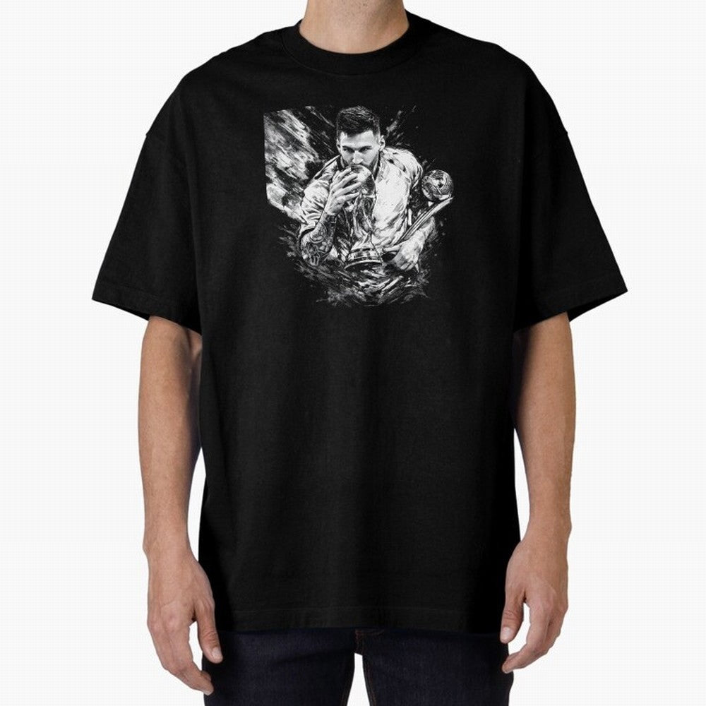 Eternal Glory ¨C Inked Champion Tribute Messi Premium T-Shirt Support the Legends of FIFA World Cup 2026 Group Stage Spirit, Inspired by Portugal, Messi, CR7 and Mbappe, Classic Soccer Heritage, Championship Pressure, Fan Loyalty and International