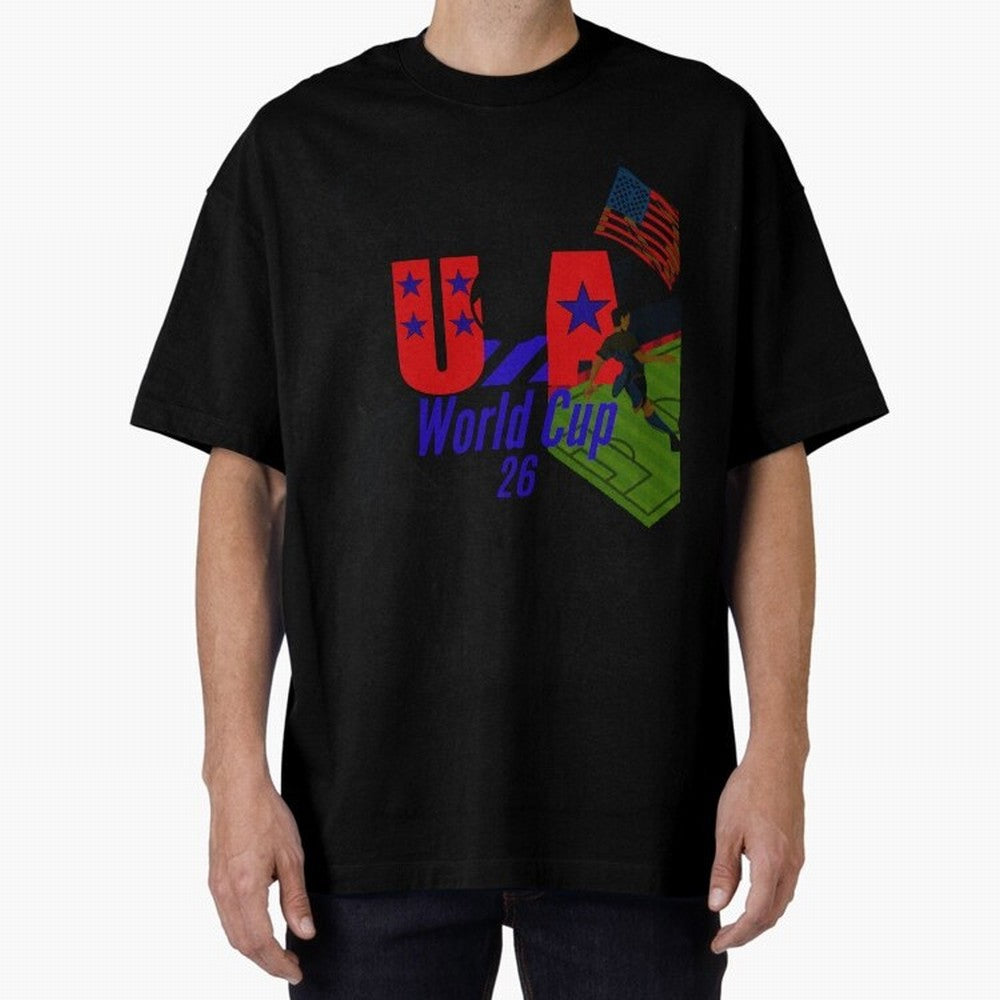usa world cup 26 Premium T-Shirt Carry National Pride through FIFA World Cup 2026 USA Canada Mexico Capturing Haaland and Mbappe, Argentina and Brazil Energy, Match Day Excitement, Supporter Culture, Golden Goals and Global Football Passion; Ideal