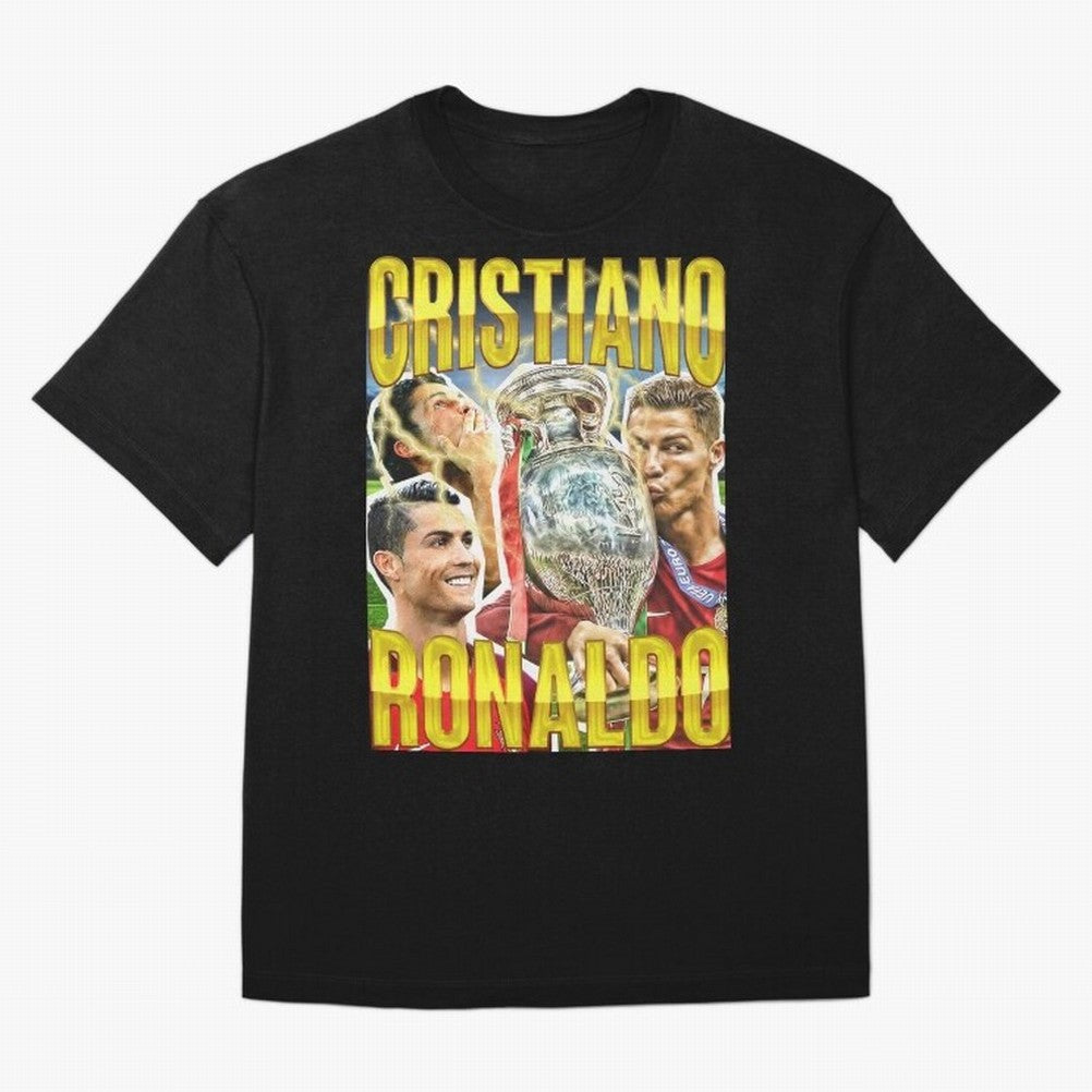 Cristiano Ronaldo CR7 SIUUU El Bicho Vintage Retro Design Premium T-Shirt Experience Global Football Passion for FIFA World Cup 2026 Group Stage, Built around Haaland and Mbappe, Portugal, Championship Spirit, Famous Goals, Roaring Crowds and