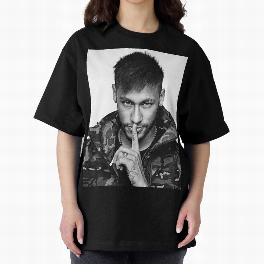 Neymar Art Oversized T-Shirt Honor the Football Icons of FIFA World Cup 2026 Group Stage with Messi and Cristiano Ronaldo, Netherlands Energy, Supporter Pride, Iconic Celebrations, Legendary Names and Global Match Day Energy; Ideal for Football