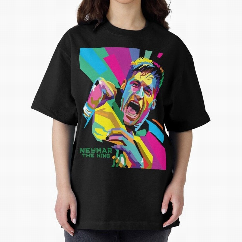 Neymar The King Design Classic T-Shirt Cheer through Every Moment of Global Football Passion for FIFA World Cup 2026 Group Stage, Centered on Messi and Cristiano Ronaldo, Spain and Netherlands, Global Supporter Spirit, Legendary Goals, National