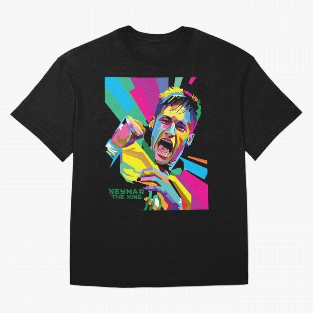 Neymar The King Design Classic T-Shirt Cheer through Every Moment of Global Football Passion for FIFA World Cup 2026 Group Stage, Centered on Messi and Cristiano Ronaldo, Spain and Netherlands, Global Supporter Spirit, Legendary Goals, National