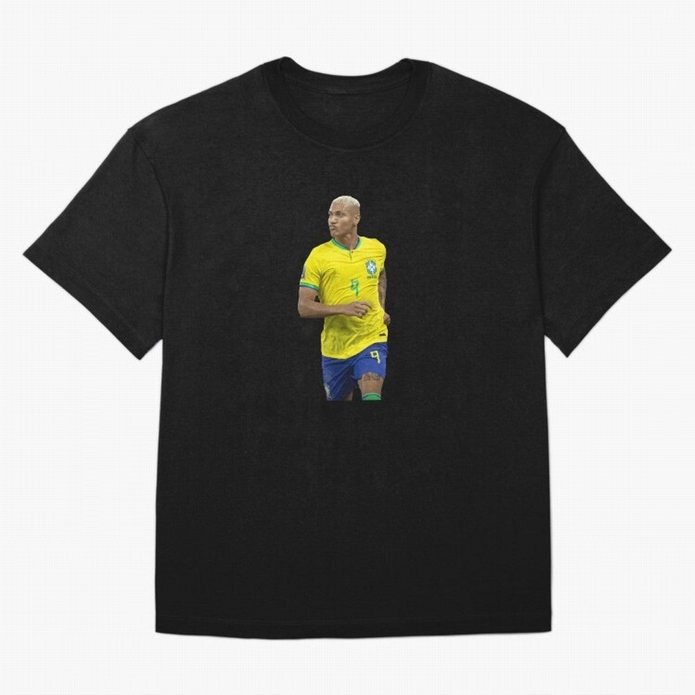 Richarlison Classic T-Shirt Celebrate Golden Goal Energy in the FIFA World Cup 2026 USA Canada Mexico Journey through Messi, Neymar and Mbappe Highlights, Brazil, Portugal and Argentina Pride, Vintage Soccer Flavor, Modern Football Stars, National