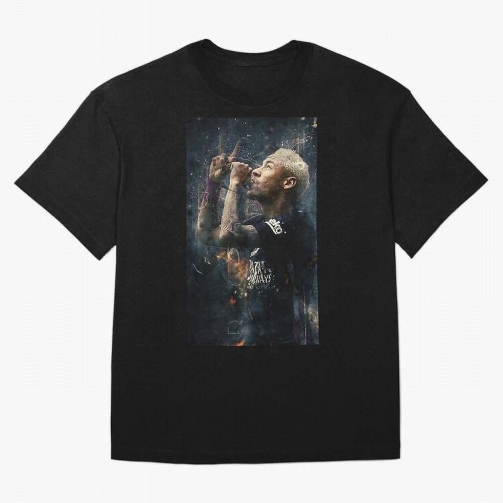 Illustration Neymar Design Classic T-Shirt Turn Football Passion into FIFA World Cup 2026 Highlighting Cristiano Ronaldo, France Energy, Game Day Rituals, Football Legends, Country Pride and the Road to the Final; Perfect for Fans, Collectors,