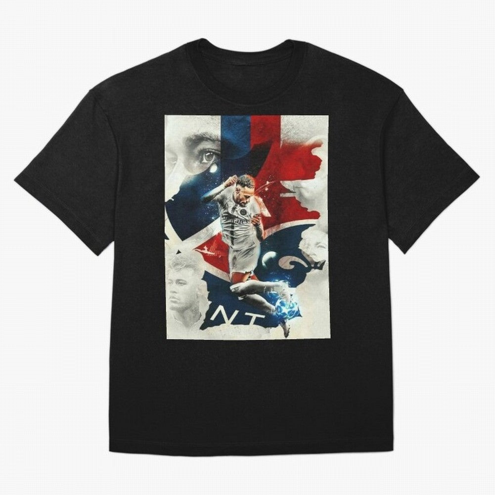 Neymar Art Wallpaper Classic T-Shirt Capture Global Football Passion for FIFA World Cup 2026 USA Canada Mexico, Capturing Messi, CR7 and Mbappe, England, France and Netherlands, Global Supporter Spirit, Legendary Goals, National Colors and