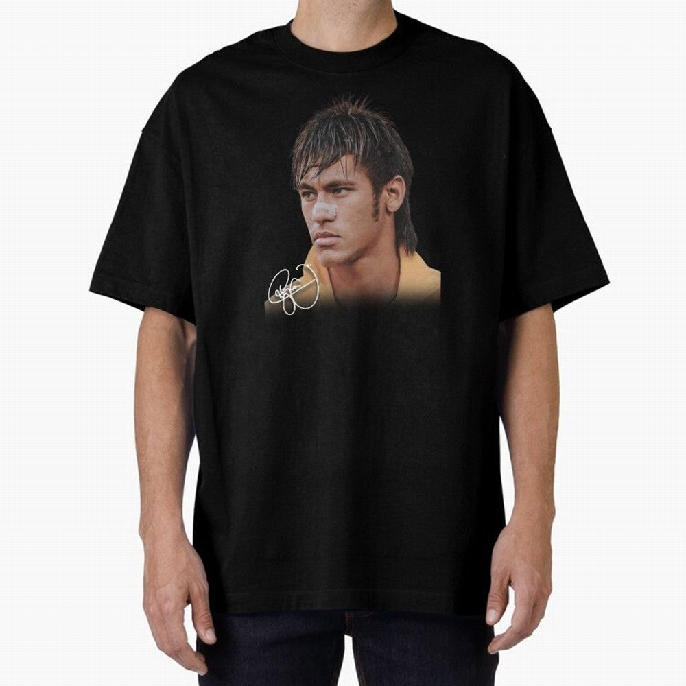 Neymar Jr T-Shirt Big Face Young Neymar Classic T-Shirt Stand with FIFA World Cup 2026 USA Canada Mexico Spirit, Filled with Argentina, Messi, Goal Celebration Energy, Supporter Heritage, Football Icons and Worldwide Tournament Joy; Perfect for